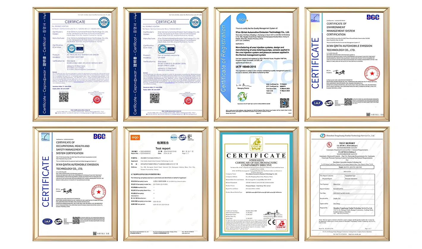 def urea pump certificate def urea pump certificate