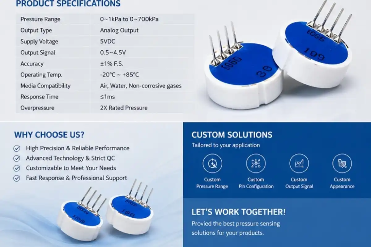 Capacitive pressure sensors