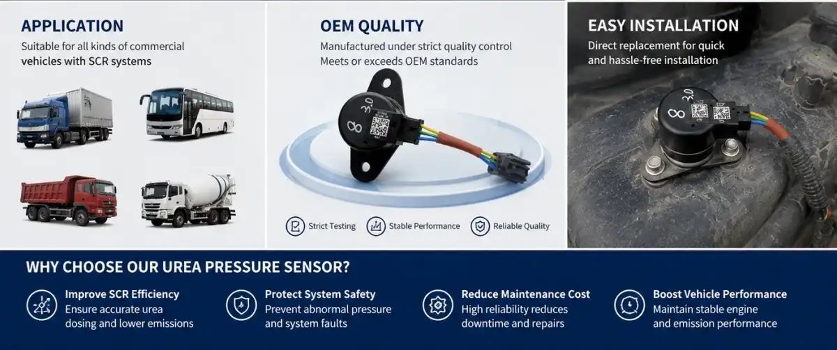 urea pressure sensors