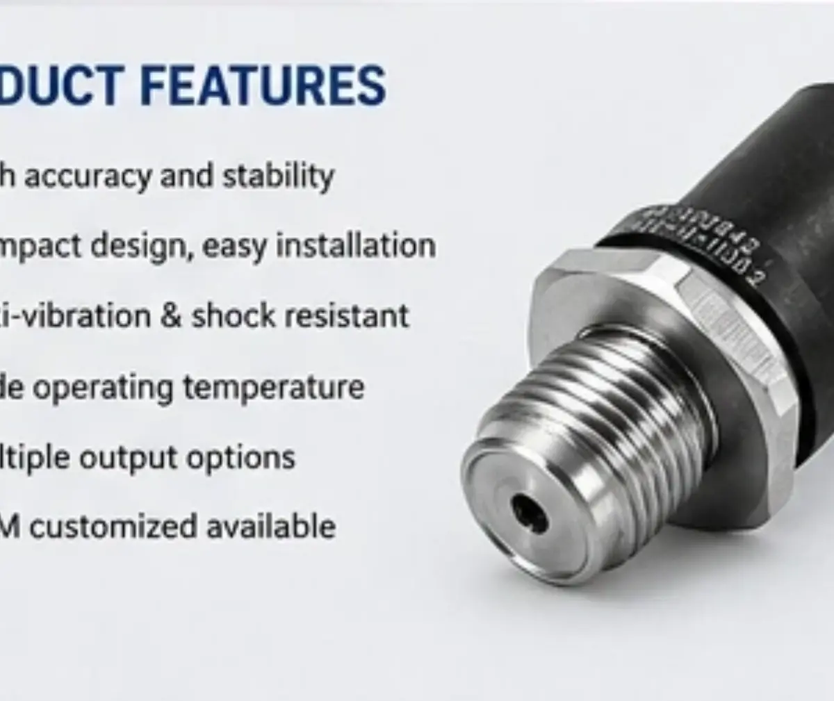 pressure sensor features pressure sensor features