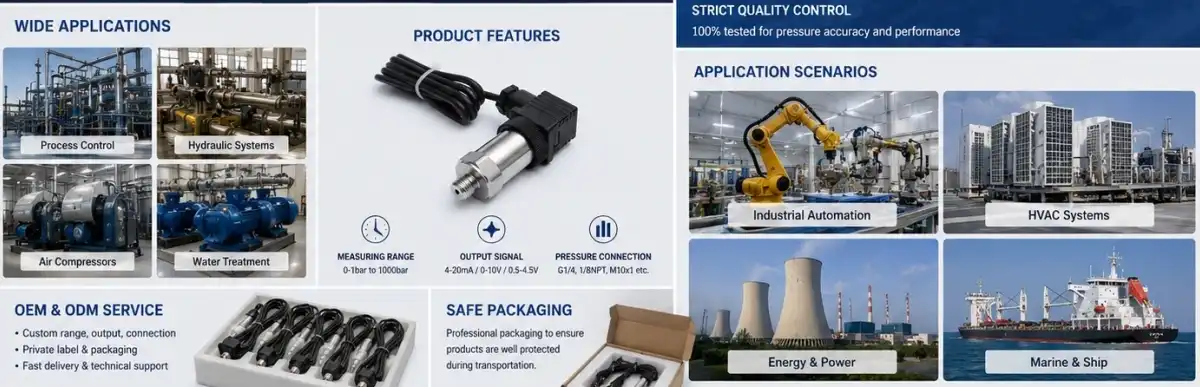 pressure sensor features pressure sensor features