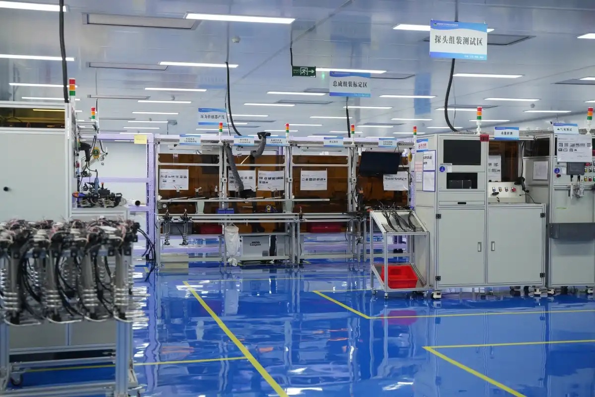 temperature transmitter production line
