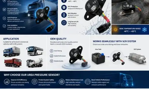 How Does a Urea Dosing Pressure Sensor Protect SCR Systems