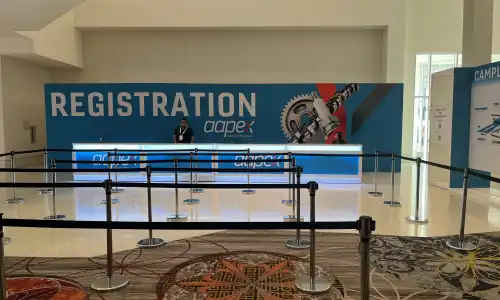 Xi'an Qintai Solutiones Provectas Moderationis Emissionum in AAPEX 2024, Las Vegas, Exhibet.